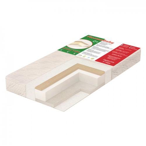 Детский матрас PLOOMABABY PLOOMA 7 SHW B1 зима-лето 120х60x12 bamboo/сизаль/холлкон/холлкон-шерсть
