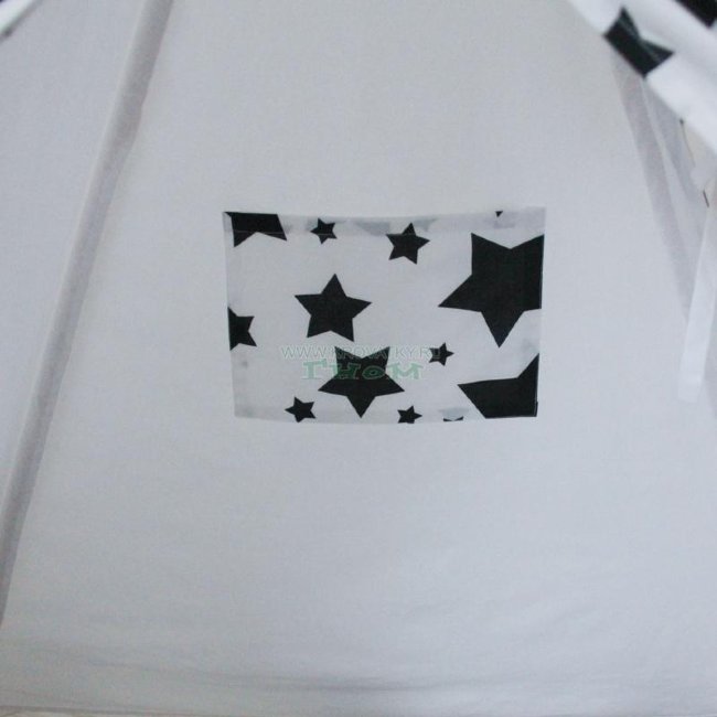 Вигвам Black Stars с окном и карманом, Арт. vv010340