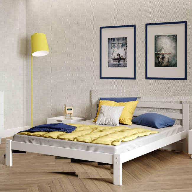 Двуспальная кровать Lotta-1 1200х2000 мм. белый
