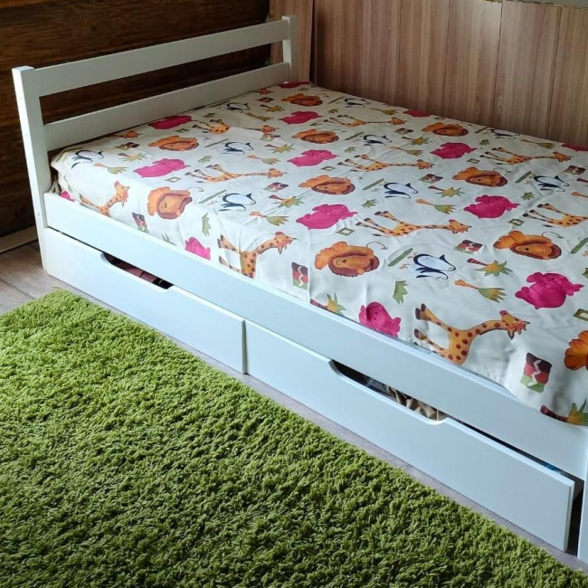 Двуспальная кровать Lotta-1 1200х2000 мм. белый