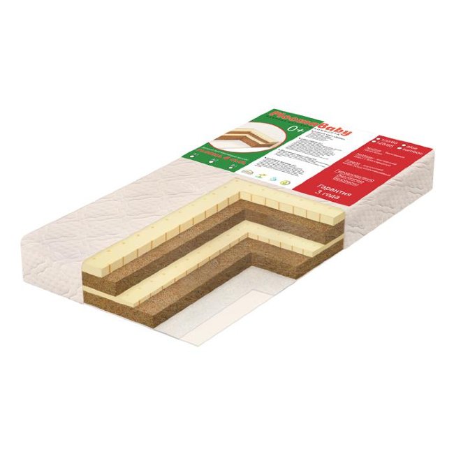 Матрас для новорожденных Plooma 4 CLCL В1 bamboo/латекс/кокос/латекс/кокос Матрас для новорожденных Plooma 4 CLCL В1 bamboo/латекс/кокос/латекс/кокос