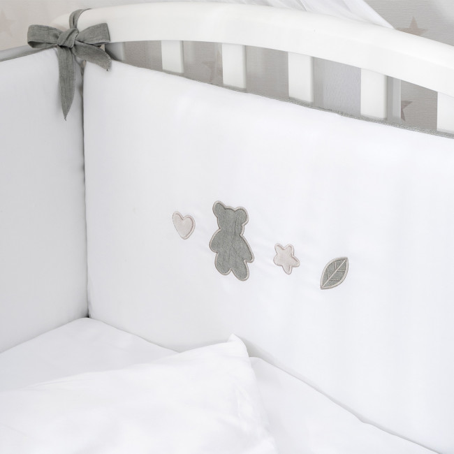 Комплект TEDDY LOVE 6 предмето серо-оливковый