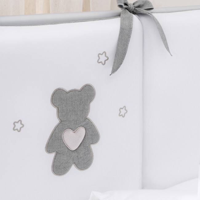 Комплект TEDDY LOVE 6 предмето серо-оливковый