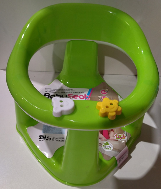 Сиденье для купания детей BabySeat салатовый